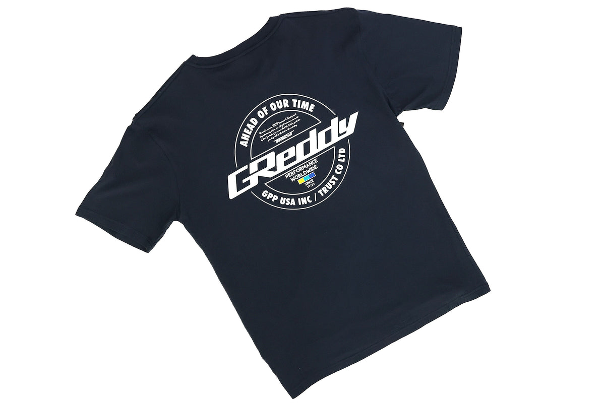 GReddy Worldwide Seal Tee - Navy Blue — image 3