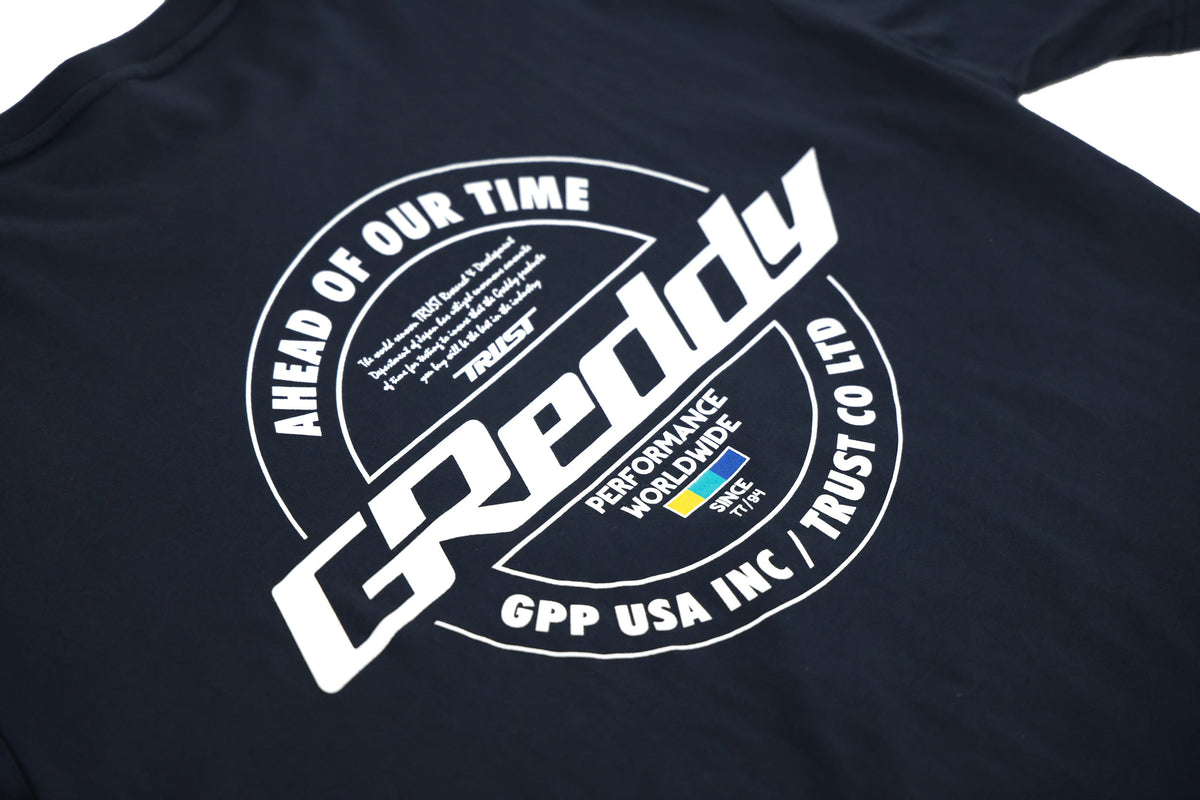 GReddy Worldwide Seal Tee - Navy Blue — image 4