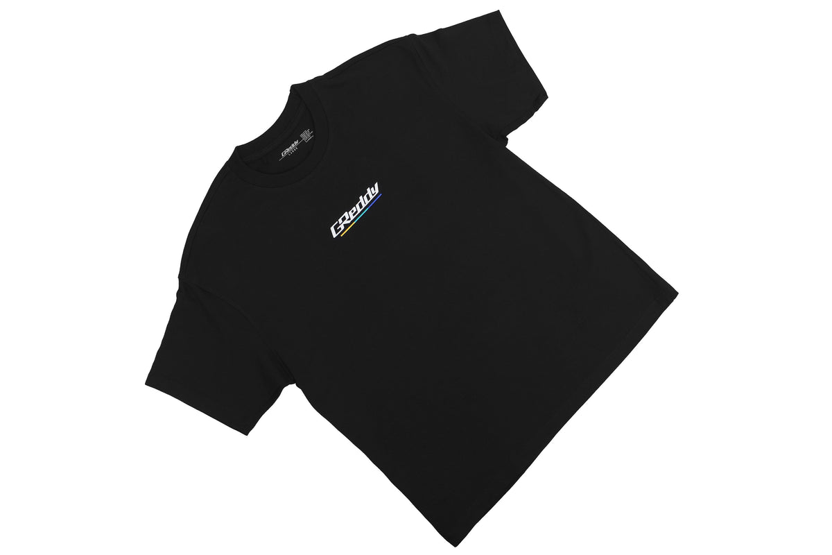 GReddy Underline Embroidered Tee – Black — image 1