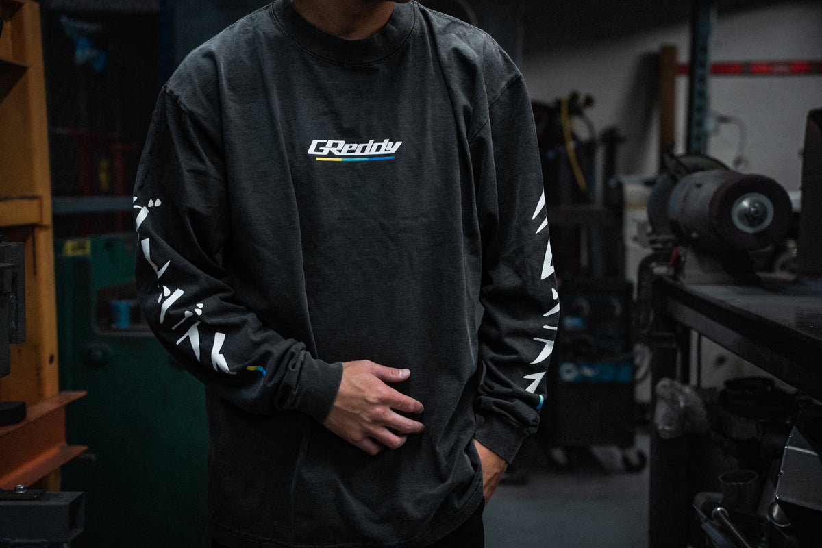 GReddy Understripe Boxy Long Sleeve Tee - Shadow — image 6