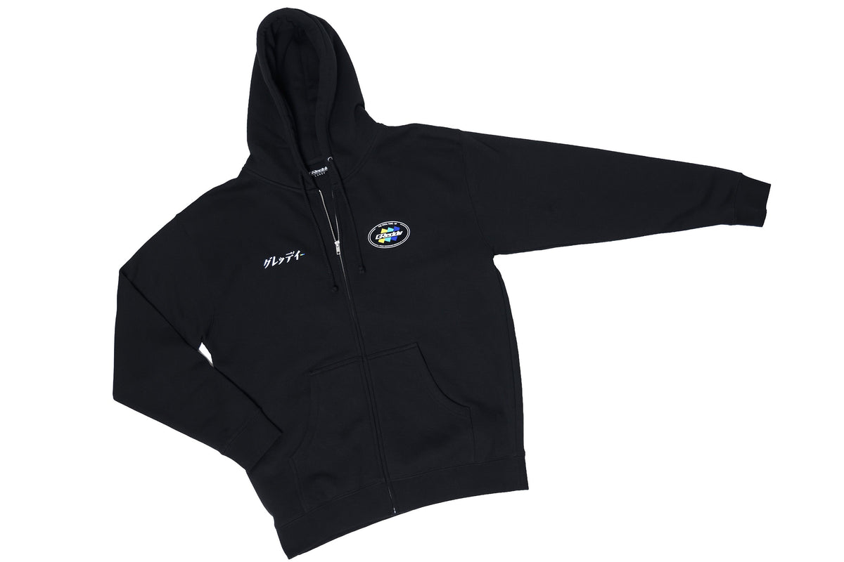 GReddy Total Tune-Up Zip Hood - Black — image 1