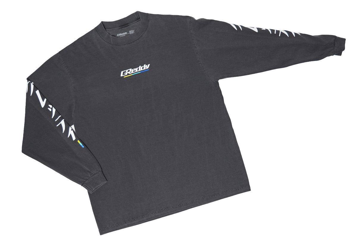 GReddy Understripe Boxy Long Sleeve Tee - Shadow — image 1