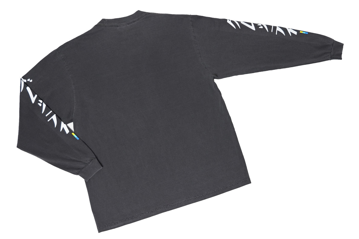 GReddy Understripe Boxy Long Sleeve Tee - Shadow — image 2