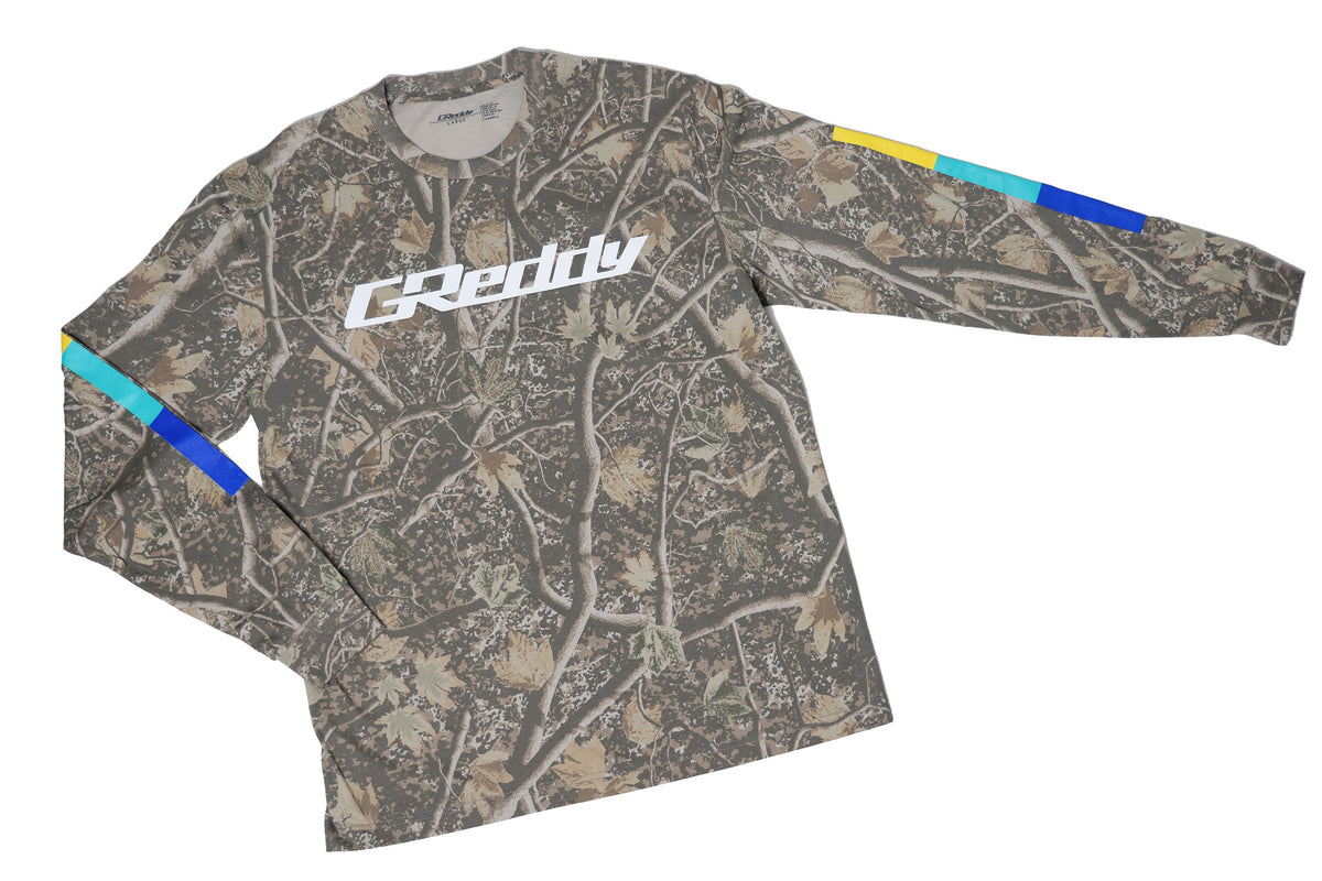 GReddy OG Long Sleeve Tee - Camo — image 1