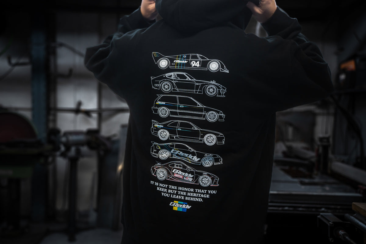 GReddy Heritage 4.0 Hood - Black — image 5