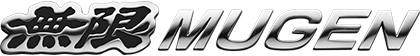 Mugen Metal Logo Emblem Chrome / Black — image 2