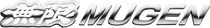 Mugen Metal Logo Emblem Chrome / White — image 1
