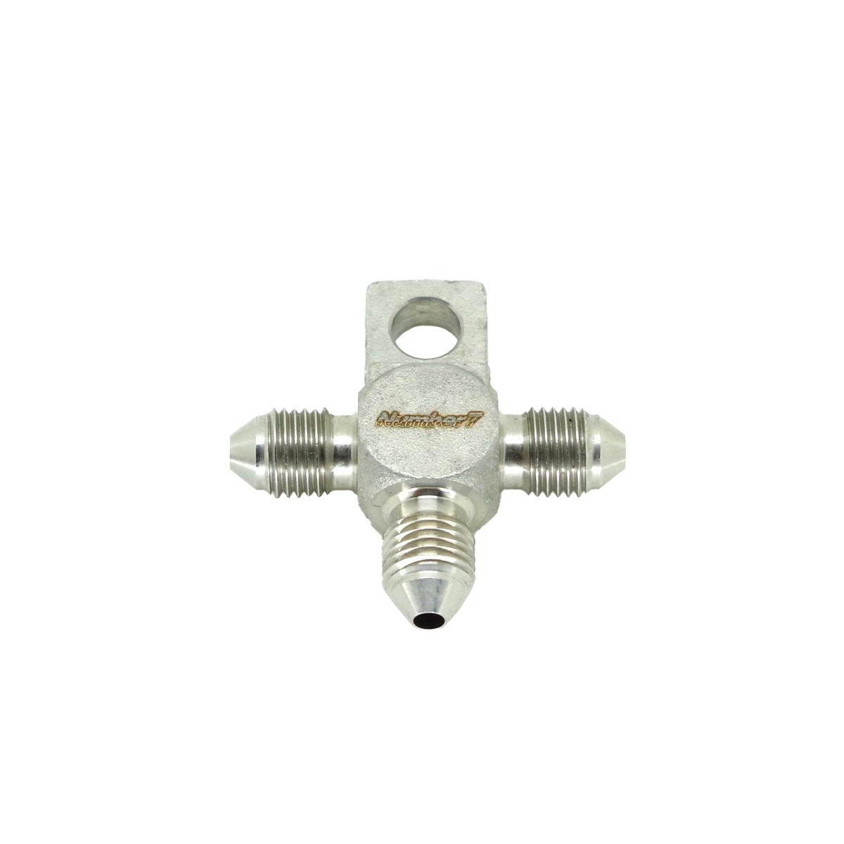 TEE BLOCK WITH MOUNT TAB AN3 (Stainless)