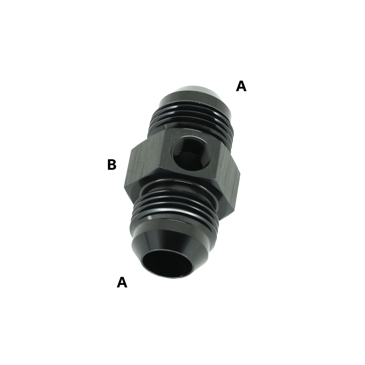 STRAIGHT MALE TO MALE WITH 1/8" PORT — image 1