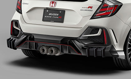 Rear Under Spoiler Colouredx Glossavailable Black Paintedfinish