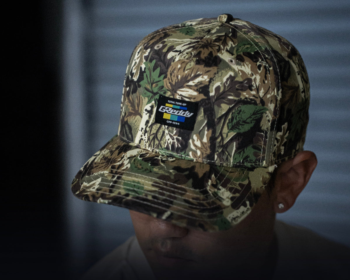 GReddy Total Tune-Up A-Frame Cap - Brown Camo — image 2