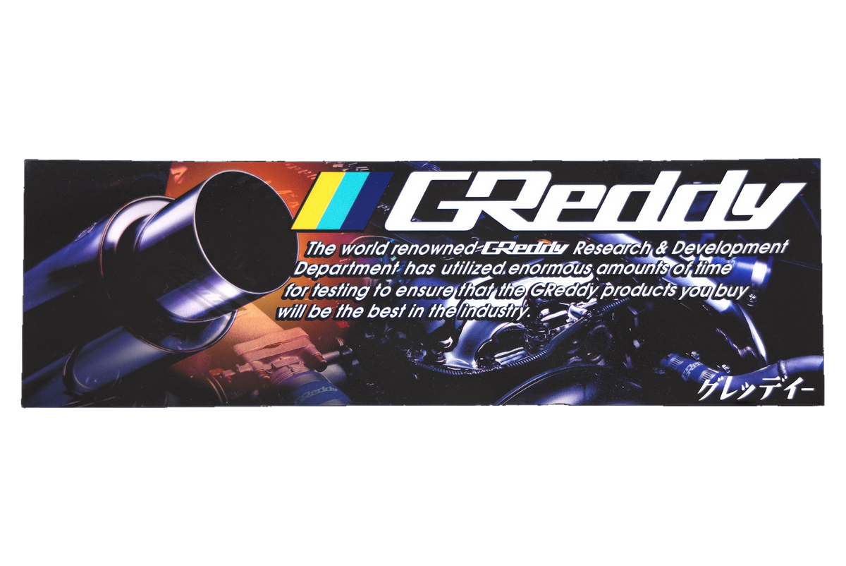 GReddy Performance Bumper Sticker — image 1