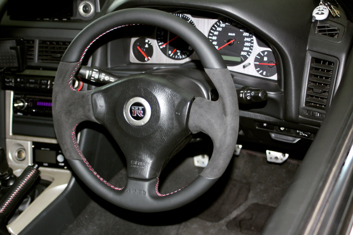 Leather Steering Wheel Type II — BNR34 — image 1