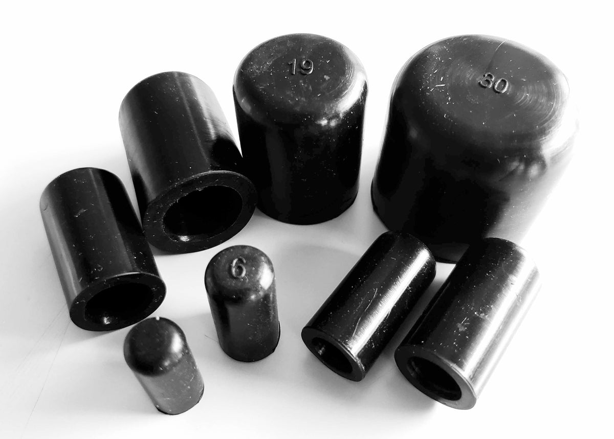 HPI Silicone Cap Ø10 — Black (10-pack)