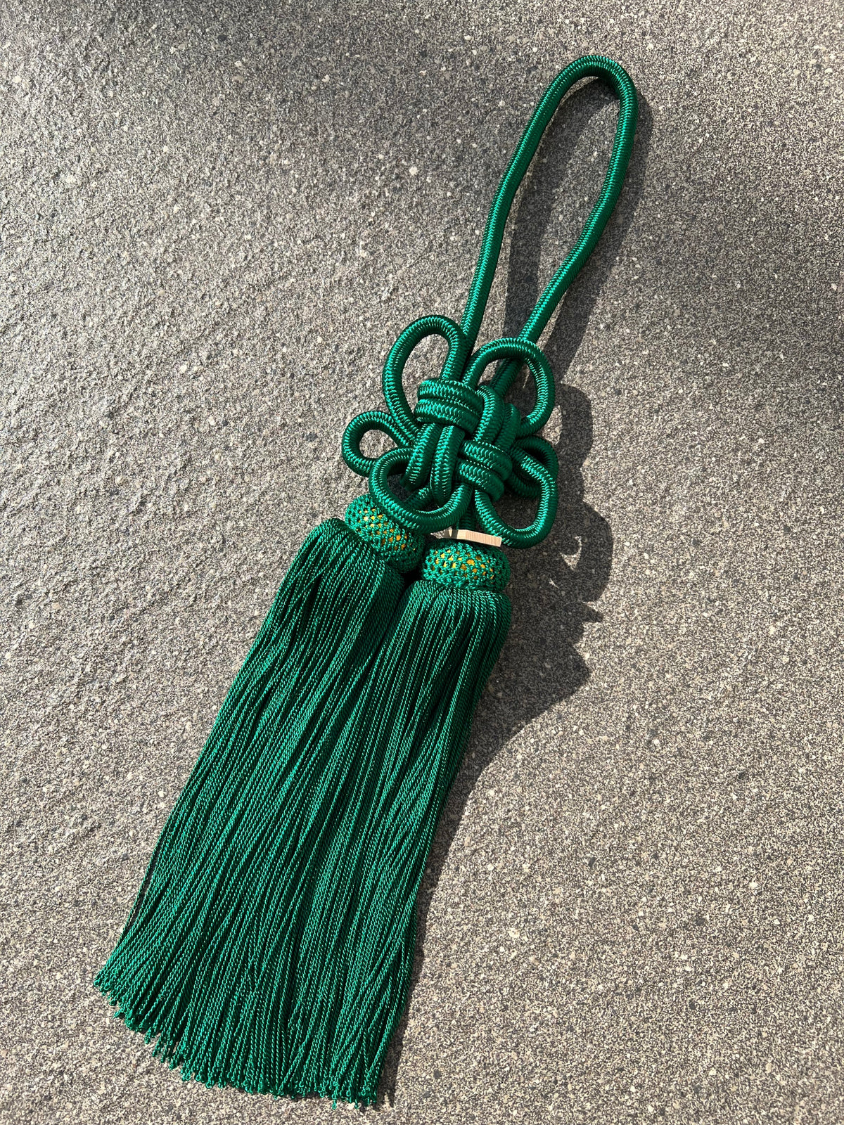 Tassel Chrysanthemum-Knot Large Size Green — image 2