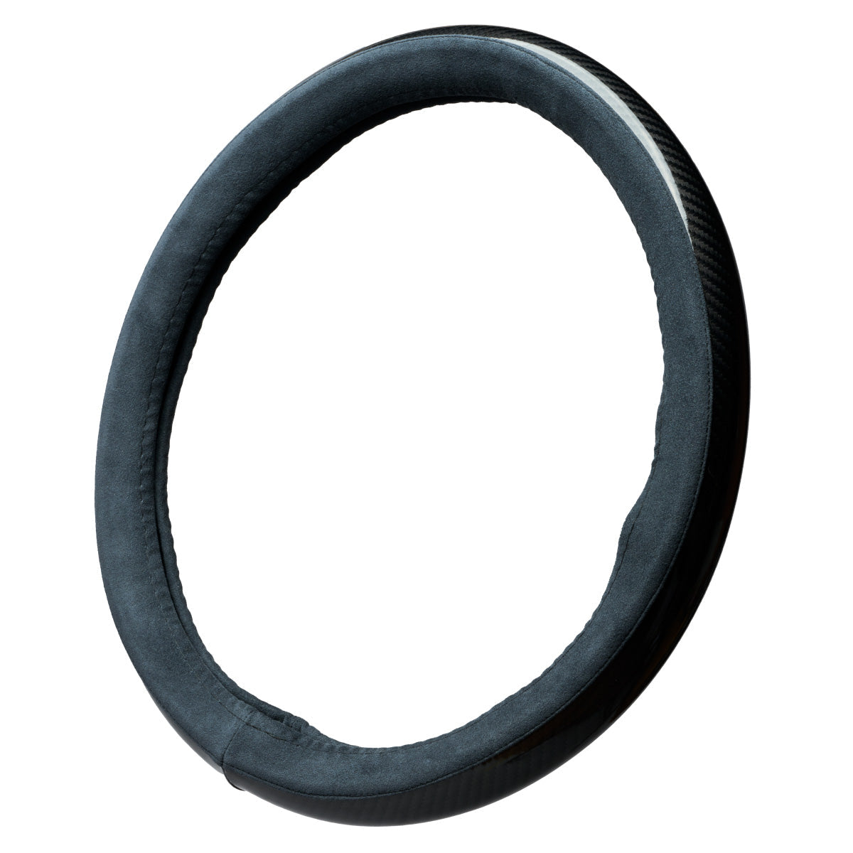 Steering cover Ultrasuede x Carbon Enamel — image 11