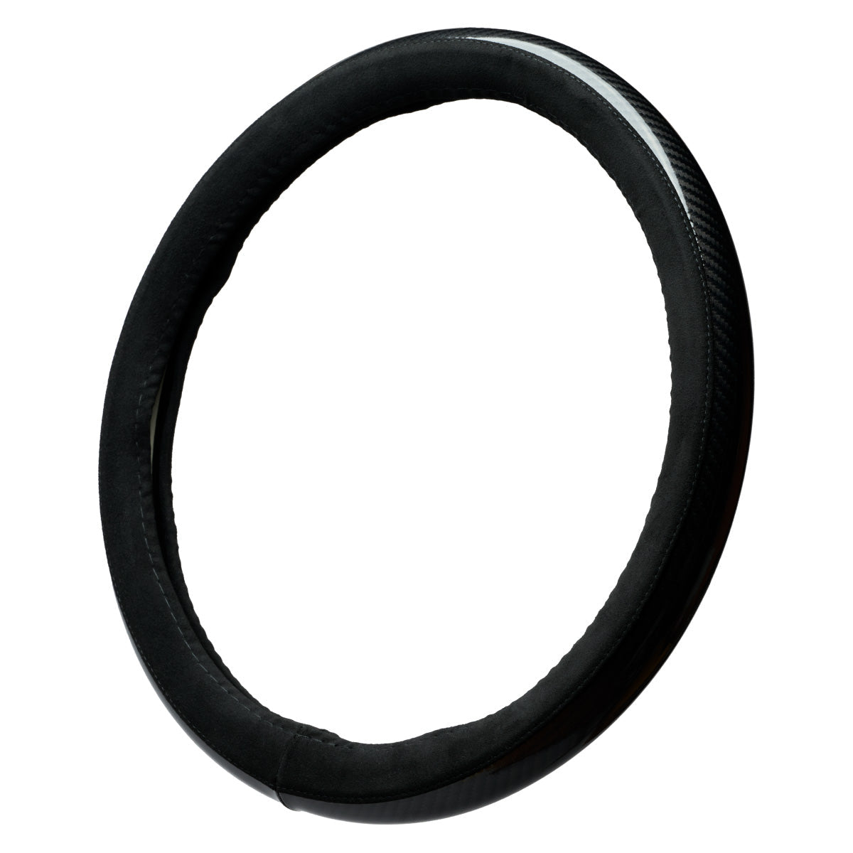 Steering cover Ultrasuede x Carbon Enamel — image 10