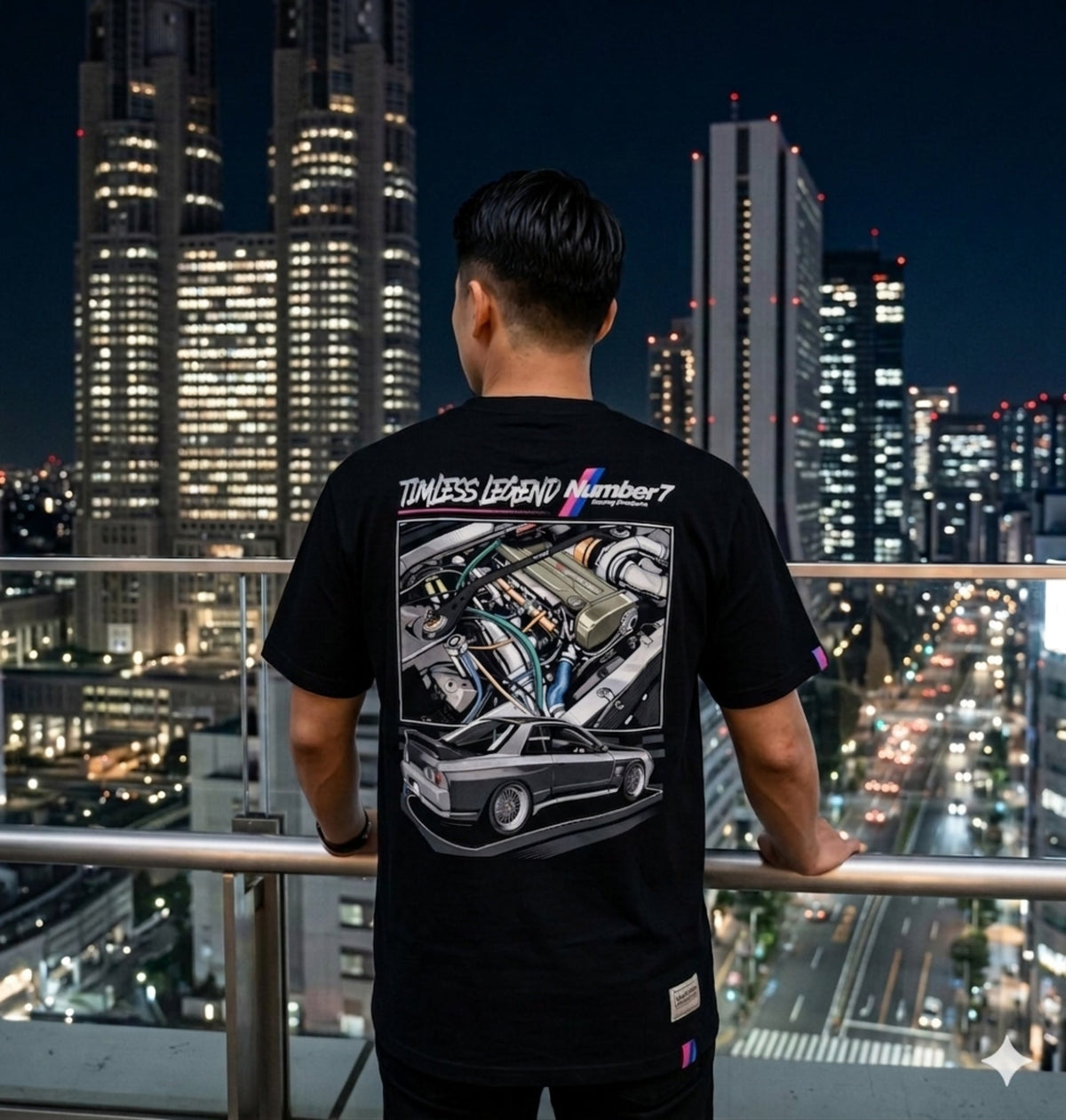 BNR32 BACK PRINT T-SHIRT — image 3